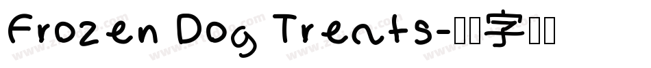 Frozen Dog Treats字体转换